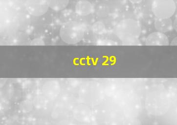 cctv 29